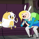 Fionna and Cake on Adventure Time